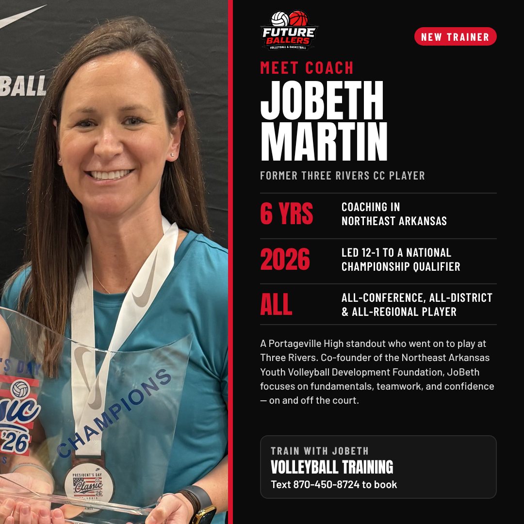 Meet Coach JoBeth Martin: 6 years coaching volleyball in Northeast Arkansas